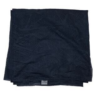 Merrell Black Infinity Geometric Shape Large Scarf